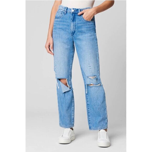 NWT Destroyed The Howard Mid Rise Loose Fit Jeans in Girls Room, Size 31 - Picture 1 of 16